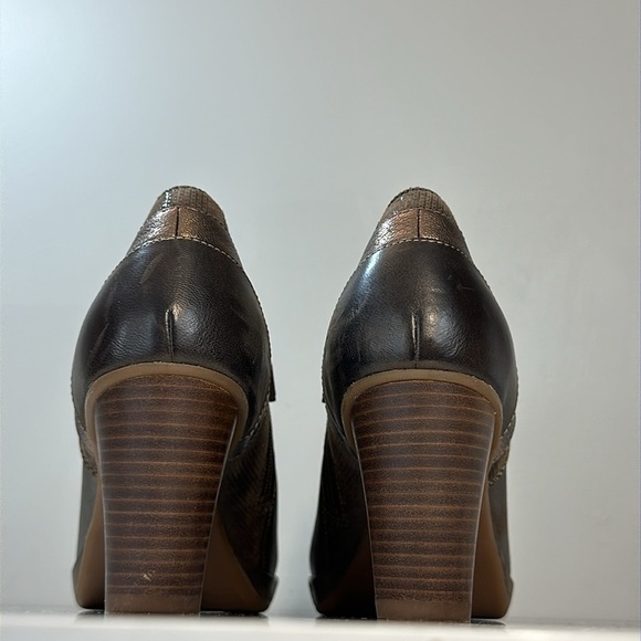 Dansko Marcia Brown Leather Ankle Booties Size 40(9.5-10) - Picture 6 of 15